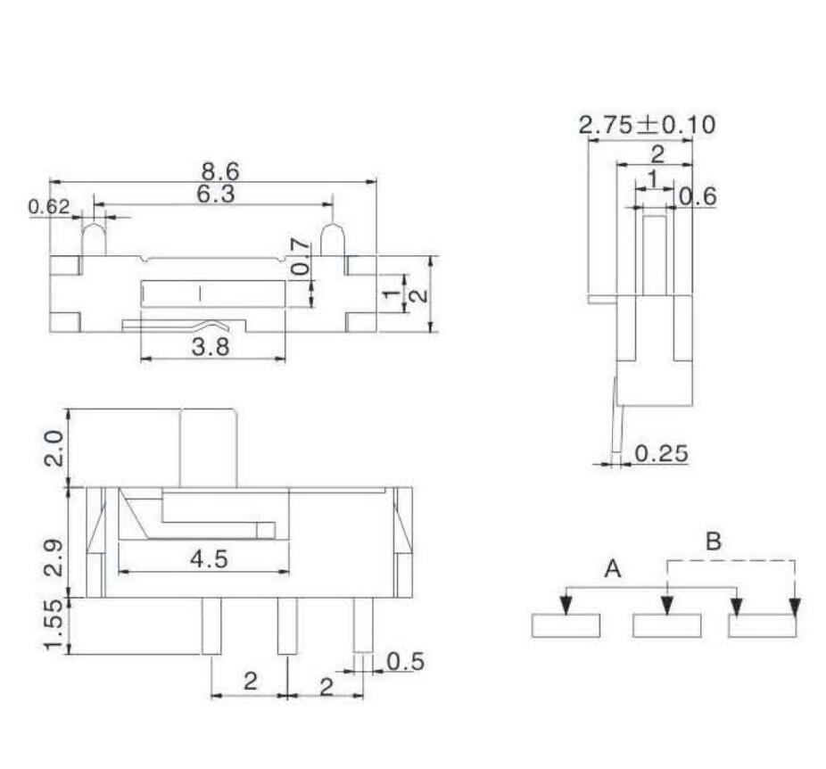 MSK-03B撥動開關(guān)