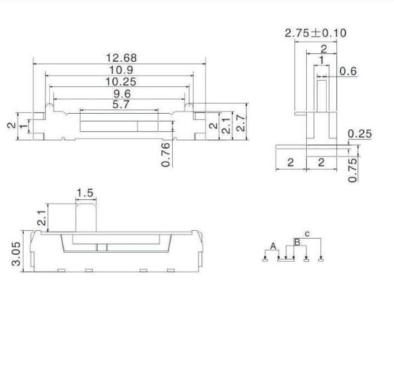 MSK-03S撥動開關