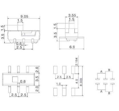 MSK-04J撥動開關