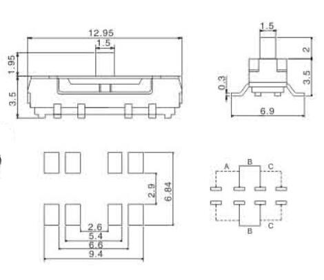 MSK-06C撥動(dòng)開關(guān)