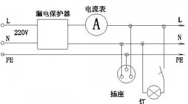 漏電保護(hù)器電路原理圖