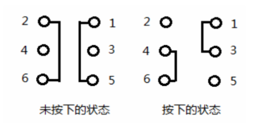 六腳雙刀雙擲開關如何接線