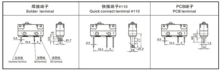 微動開關注塑成型