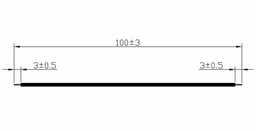 100mm黑色導(dǎo)線